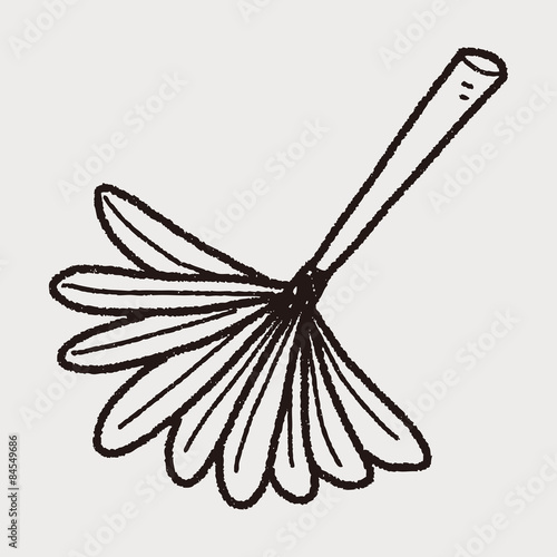 feather duster doodle