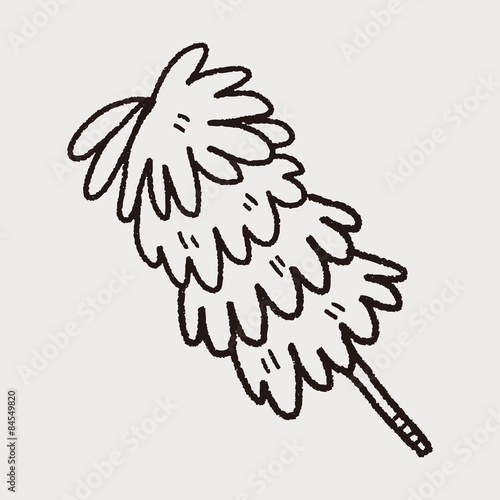 feather duster doodle