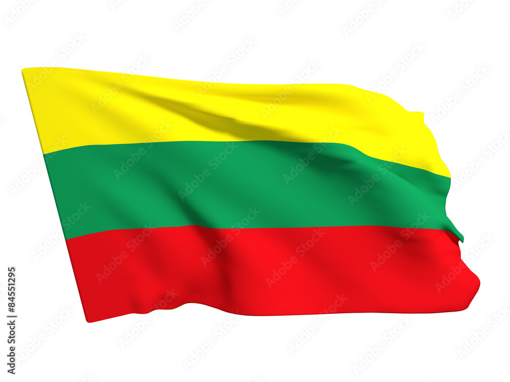 Obraz premium Lithuania flag