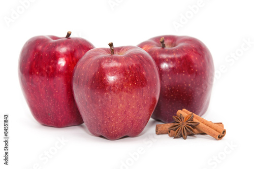Red ripe apple