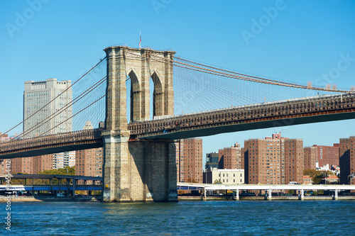 Lower Manhattan skyline view from Brooklyn