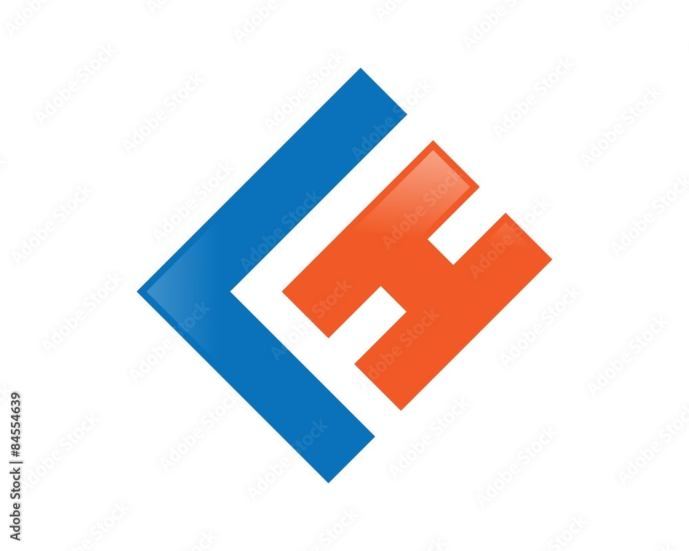 Obraz premium LFH Font Logo