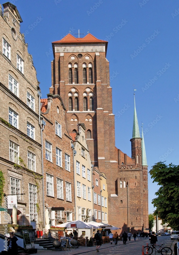 Basylic and church of St.Mary in Gdansk