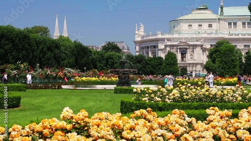 Volksgarten Wien in der Rosenblüte