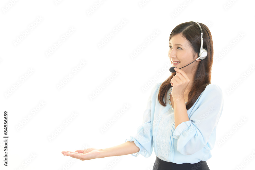 笑顔のオペレーター 笑顔のオペレーター