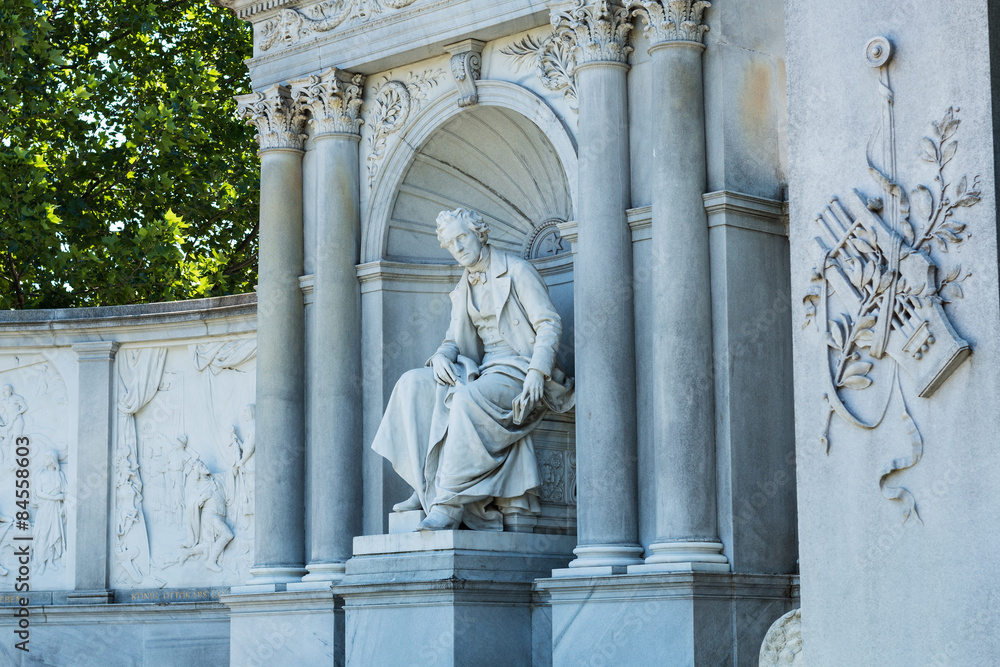 Fototapeta premium Denkmal Franz Grillparzer