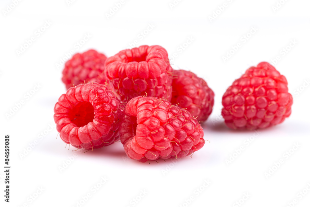 raspberry isolated on white background raspberry isolated on white background