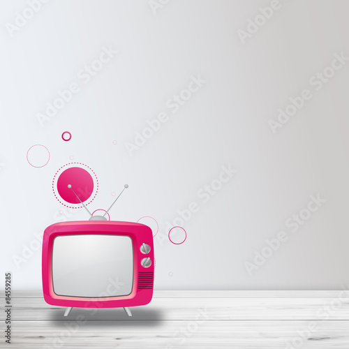 Vector Vintage Retro Televison- Eps 10