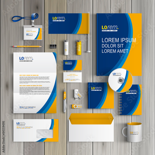 Stationery template design