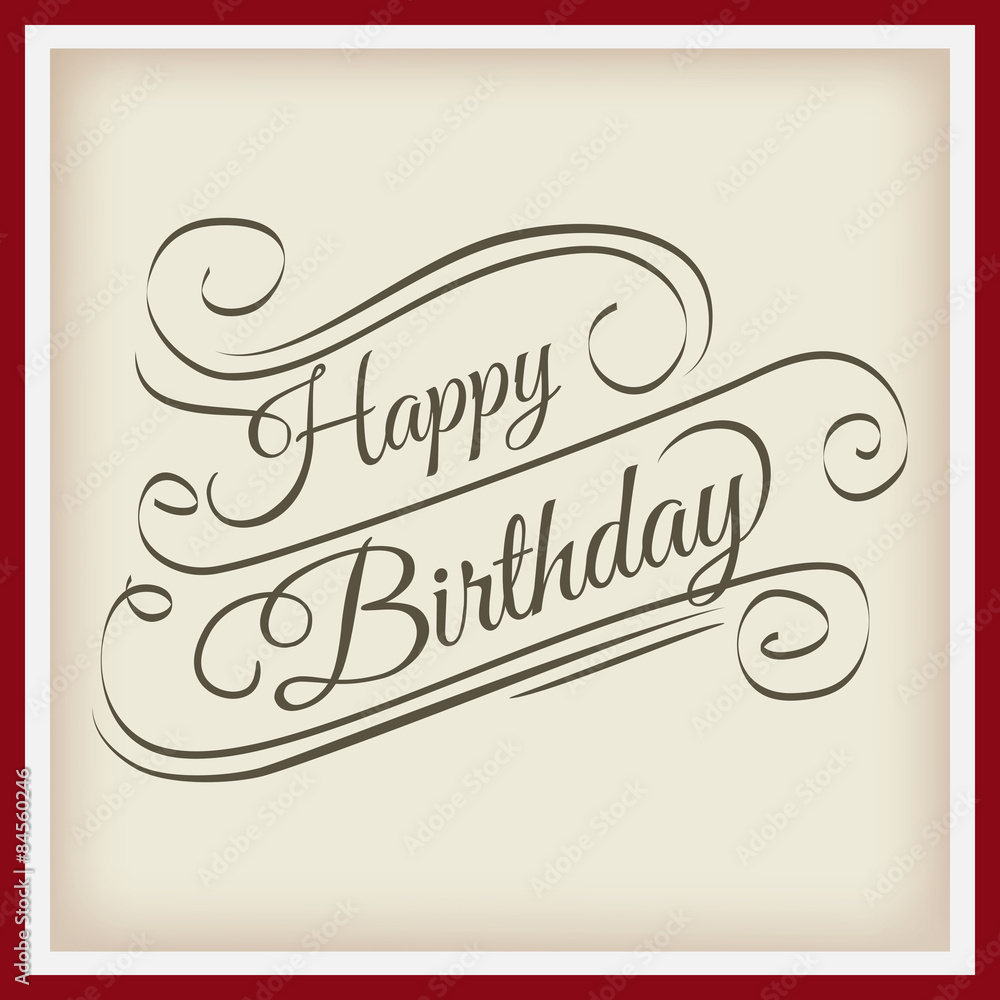 Obraz premium Happy Birthday