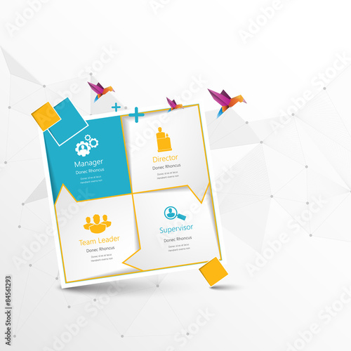 Business structure Infographics design.