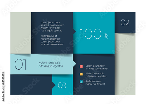 Blue schedule, tab, banner. Infographic.