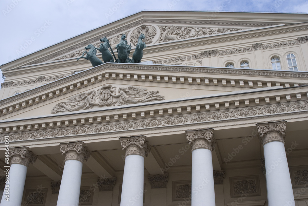 Bolshoi theater in Moscow.