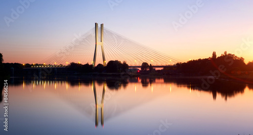 Wrocław most o zachodzie słońca © Patryk Michalski