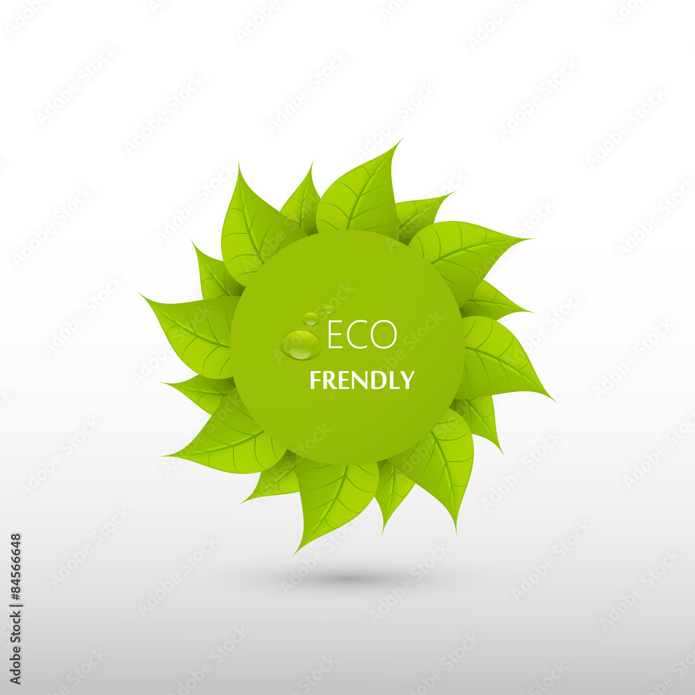 Green eco abstract design, Vector Green eco abstract design, Vector