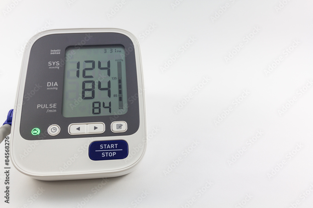 Automatic blood pressure monitor. Automatic blood pressure monitor.