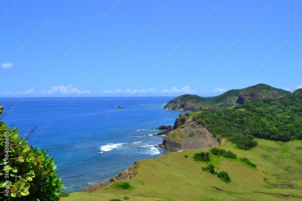 Picturesque sea landscape. Palaqui Island, Sta. Ana, Cagayan
