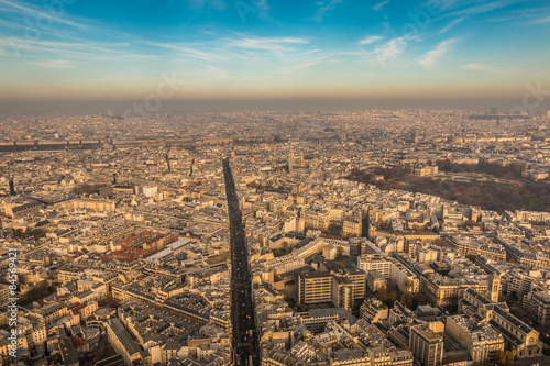 Panoramic view of Paris 