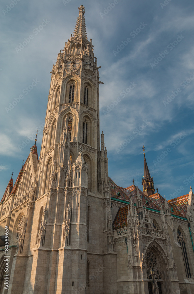 Fototapeta premium Church in Fishermans Bastion in Budapest