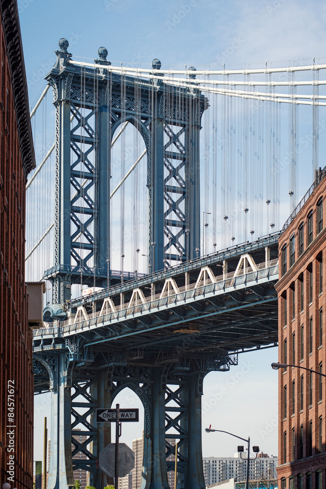 Fototapeta premium Most Manhattan. Nowy Jork.