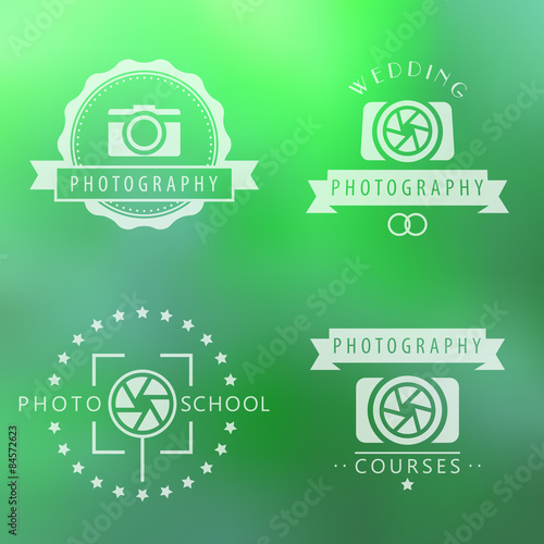photography, courses, photo school, photographer logo, emblems, signs