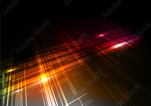 Abstract Lines Technology Background