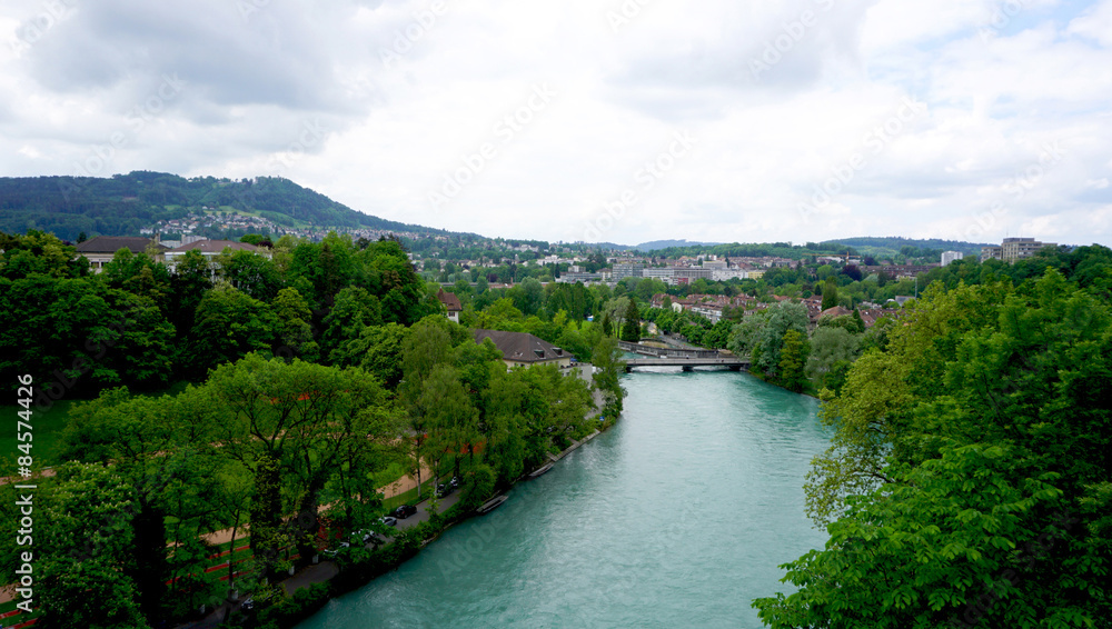 river and nature in bern