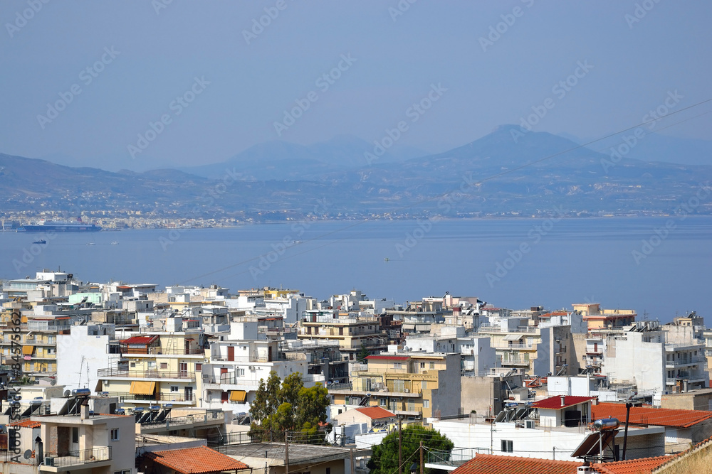 View of the city of Loutraki.