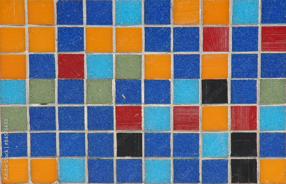 Old colorful mosaic