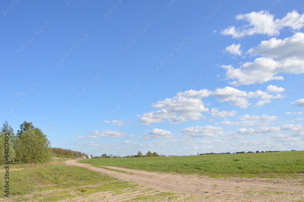 Obraz premium Весна на брянской земле