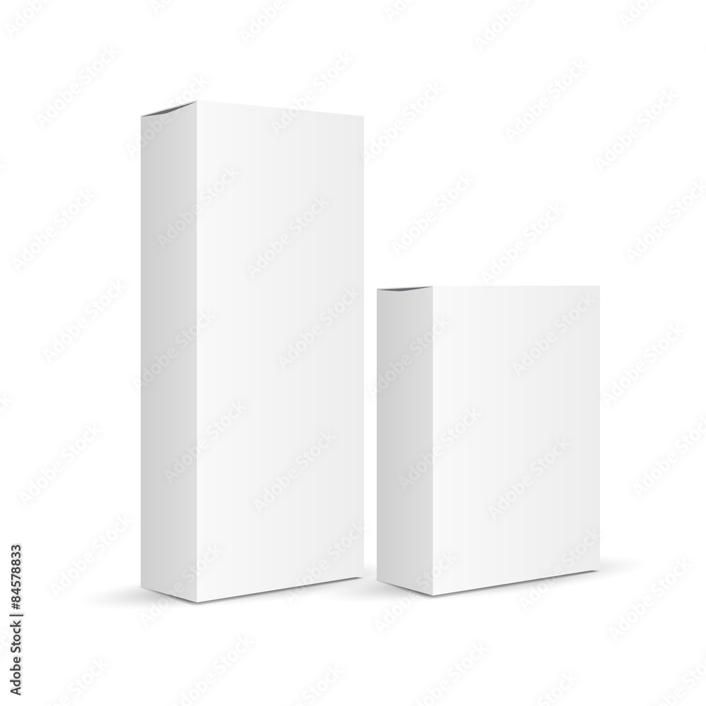 Vector packaging on white background Vector packaging on white background