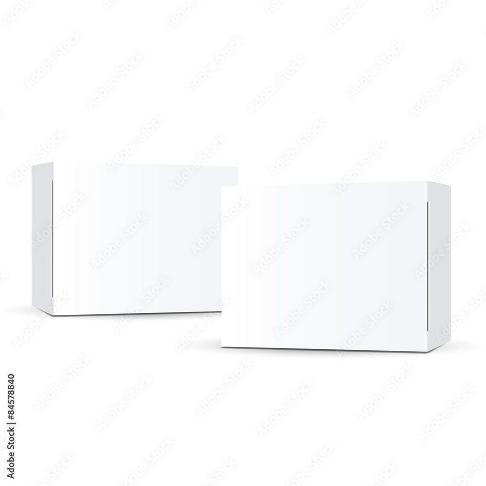 Vector packaging on white background Vector packaging on white background