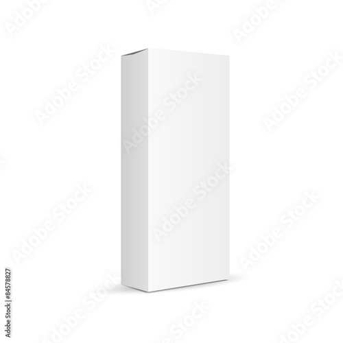 Vector packaging on white background