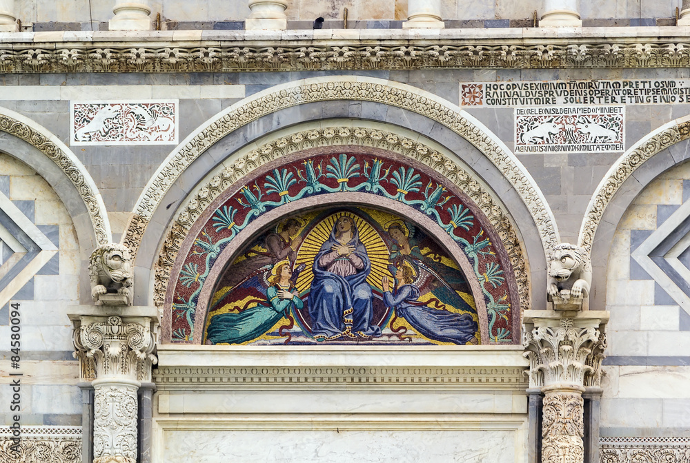 Obraz premium detail of Pisa cathedral, Italy