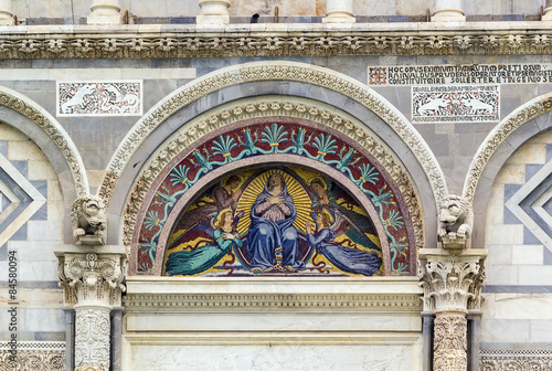 detail of Pisa cathedral  Italy