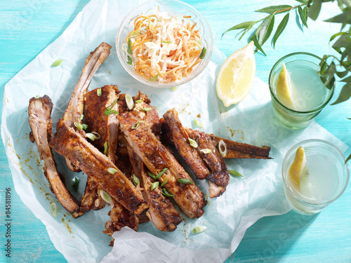 Barbecued ribs