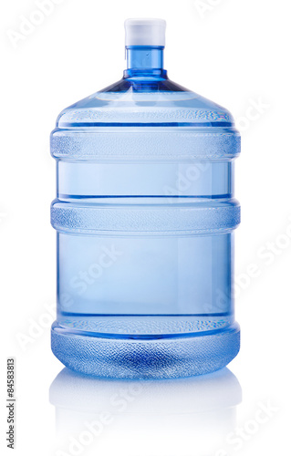 .Big bottle of water isolated on white background
