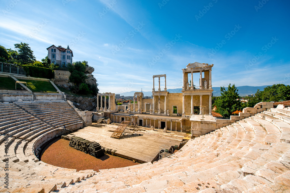 Obraz premium Plovdiv Roman theatre