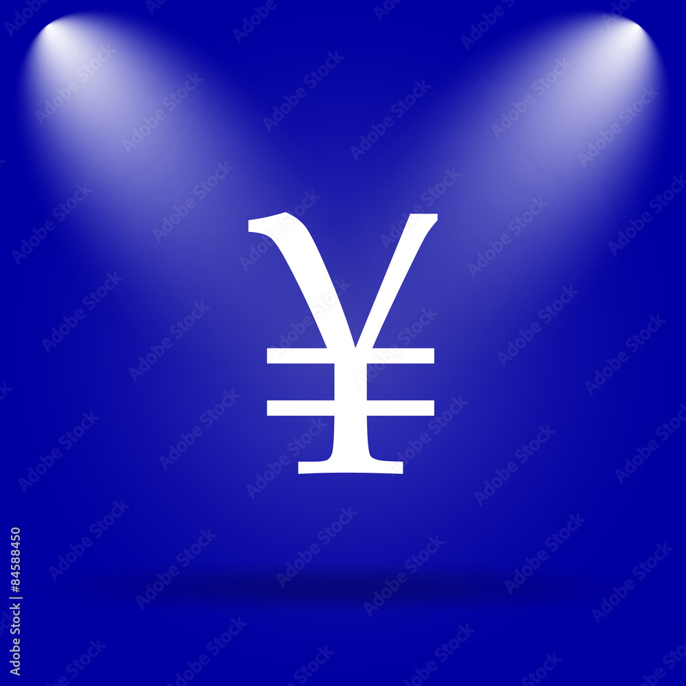 Fototapeta premium Yen icon