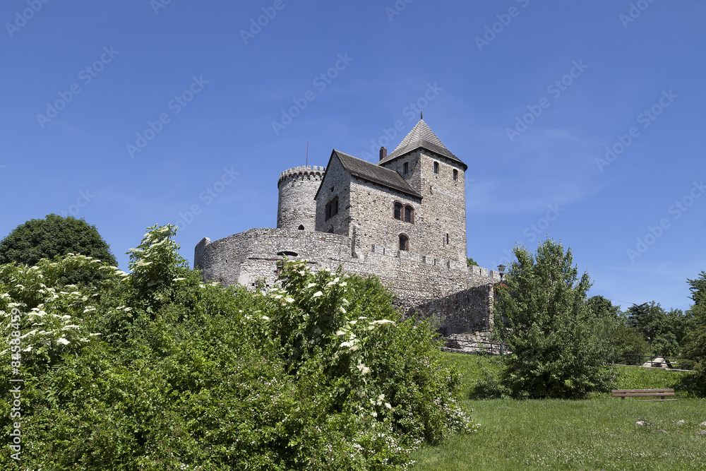 view on Bedzin Castle in Poland,
