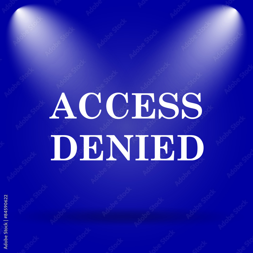 Access denied icon Access denied icon