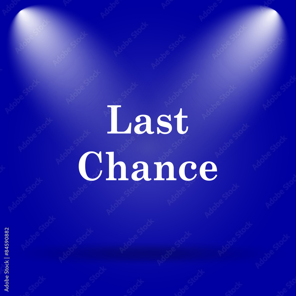 Last chance icon