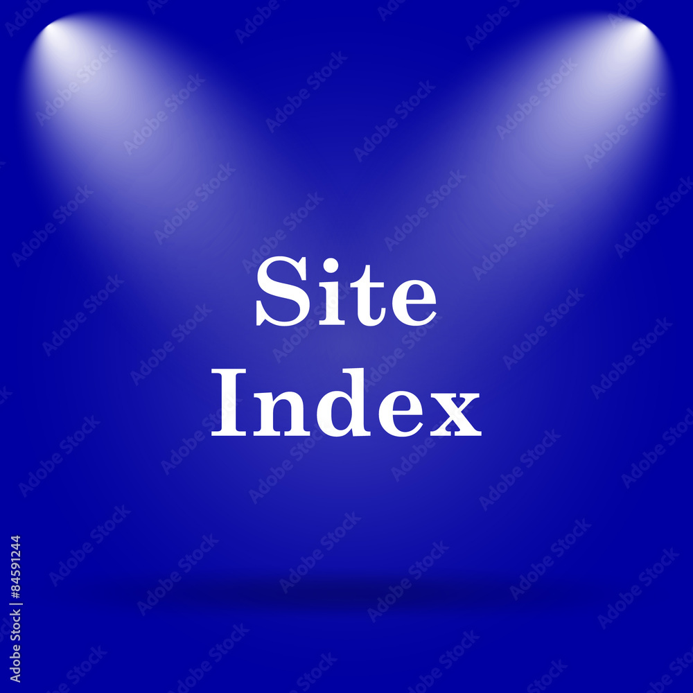 Obraz premium Site index icon