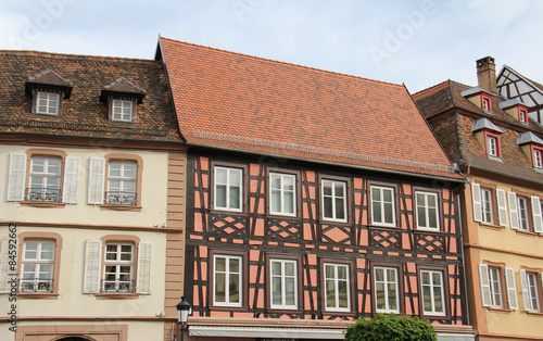 Architecture Alsacienne à Wissembourg Alsace France 