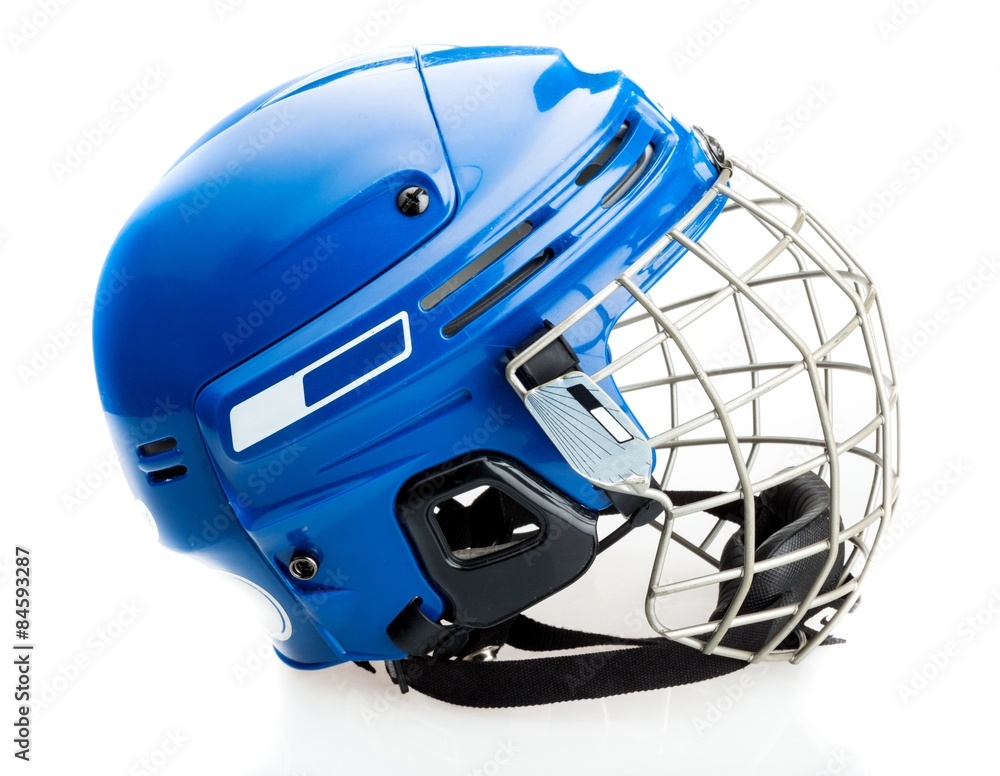 Fototapeta premium Roller Hockey, Ice Hockey, Helmet.