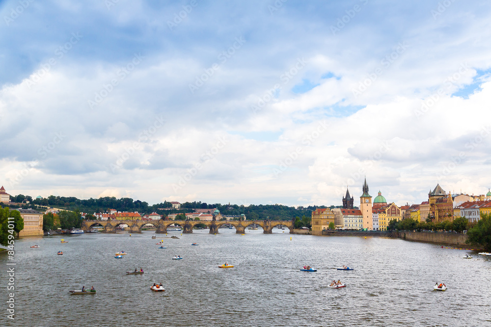 Fototapeta premium Cityscape of Prague.