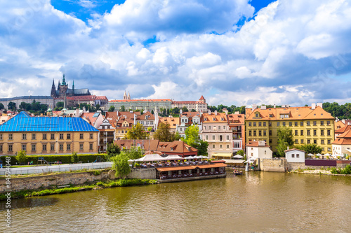 Cityscape of Prague.