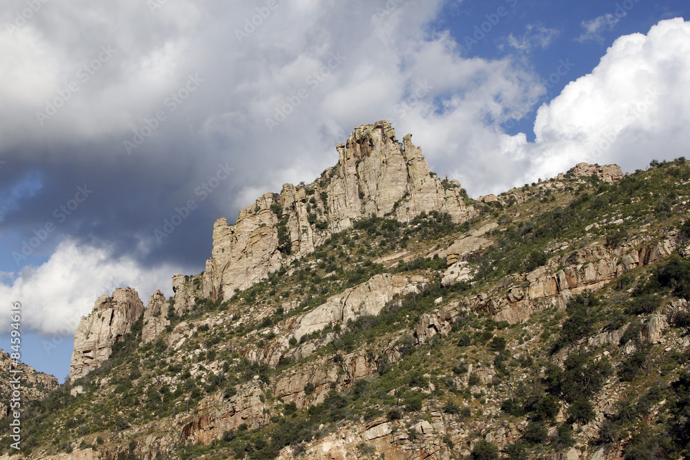 Rocks and mountains