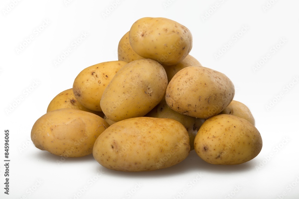Raw Potato, Vegetable, Food. Raw Potato, Vegetable, Food.