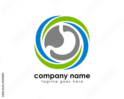 stomach 1 logo icon template